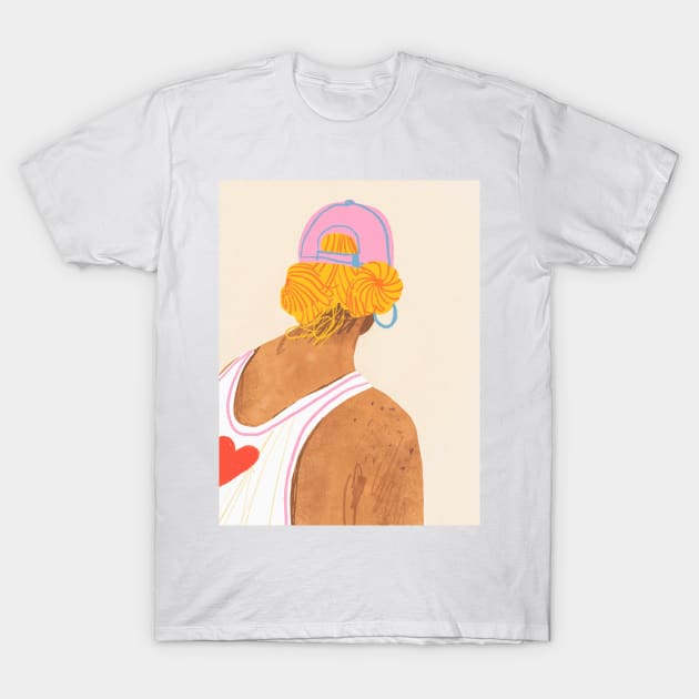 Baseball Girl T-Shirt by Gigi Rosado